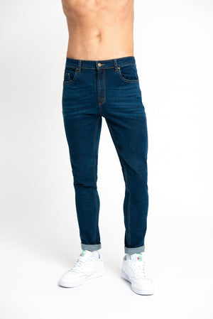 LDN DNM Washed Indigo Skinny Denim Jean